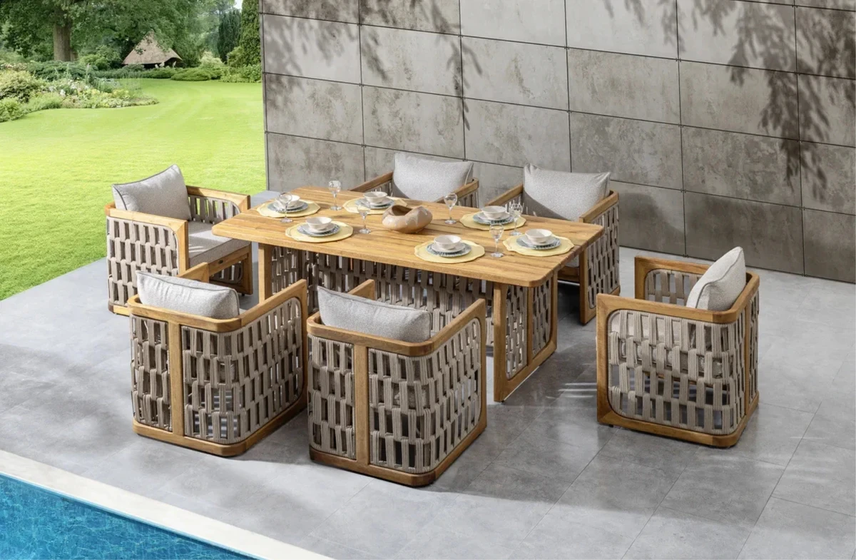 Zeus Wood Bahçe Masa Takımı