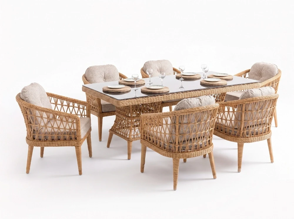 Oslo Rattan Bahçe Masa Takımı
